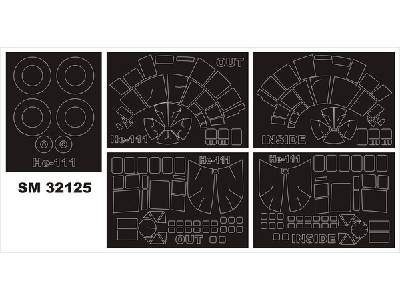 Heinkel He 111P (5 arkuszy 130x90mm) REVELL - image 1