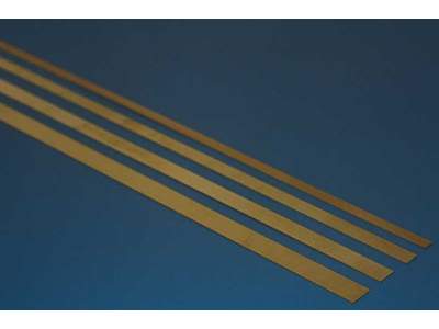 Brass strips Thickness: 0,15 Width: 10,0 Length: 5 x 200mm - image 1