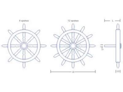 Steering wheel 8 spokes R:30 D: 3.8 L: 21 - image 3