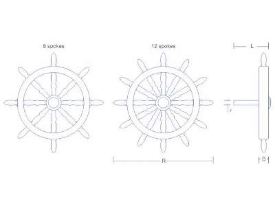 Steering wheel 8 spokes R:30 D: 3.8 L: 21 - image 4