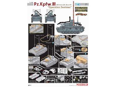 Panzer III Pz.Kpfw.III 3.7cm T Ausf F Operation Seelowe - image 2