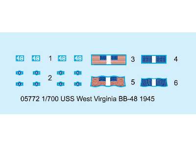 USS West Virginia BB-48 1945 - image 3