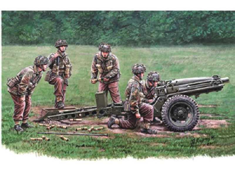 75mm Pack Howitzer M1A1 British Airborne Version & Gun Crew - image 1