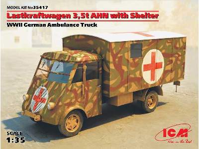 Lastkraftwagen 3.5 t AHN with Shelter, WWII German Ambulance T. - image 1