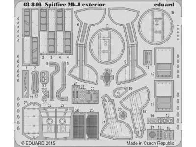 Spitfire Mk. I exterior 1/48 - Airfix - image 1