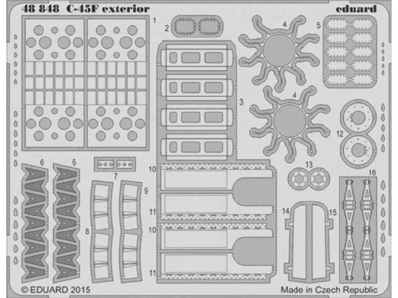 C-45F exterior 1/48 - Icm - image 1