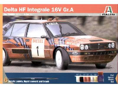 Delta HF Integrale 16V Gr.A w/Paints and Glue  - image 1