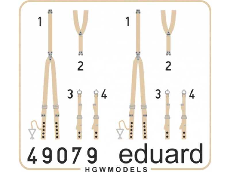 Seatbelts RAF WWII SUPER FABRIC 1/48 - image 1