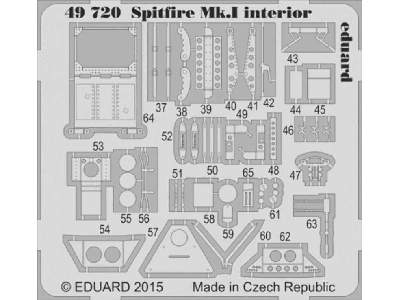 Spitfire Mk. I interior S. A. 1/48 - Airfix - image 1