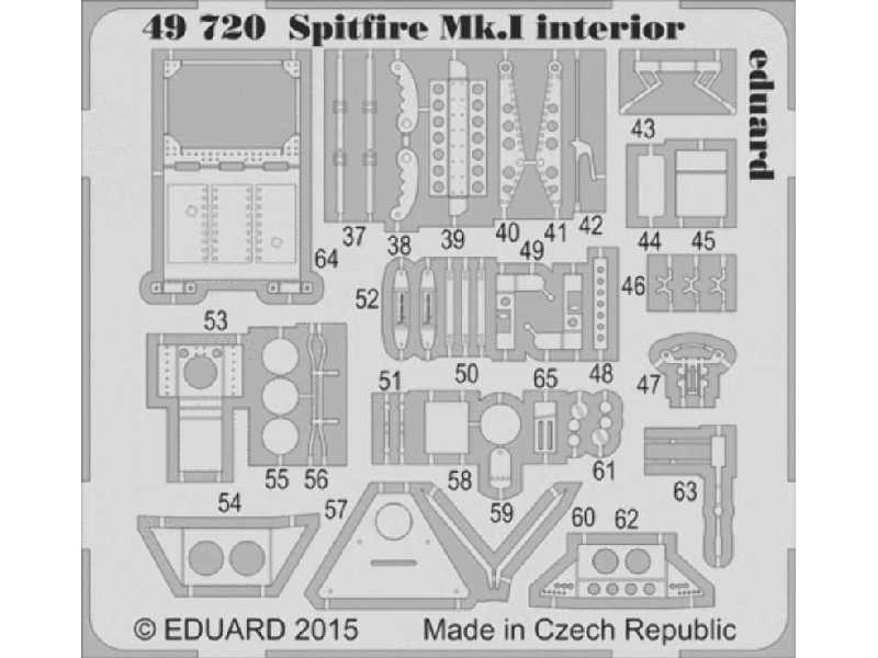 Spitfire Mk. I interior S. A. 1/48 - Airfix - image 1