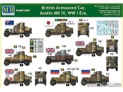 British Armoured Car, Austin, MK IV, WW I Era - image 2