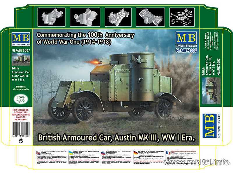 British Armoured Car, Austin, MK III, WW I Era - image 1