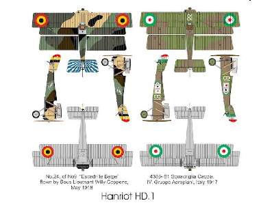 Hanriot HD.1 - double set - image 2
