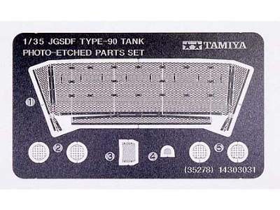 JGSDF Type90 Tank Etched Set        - image 1