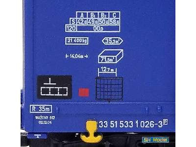 Boxcar coal carriage type UIC, Eaos - PCC Rail - image 8