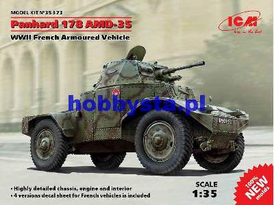 Panhard 178 AMD-35, WWII French Armoured Vehicle - image 8