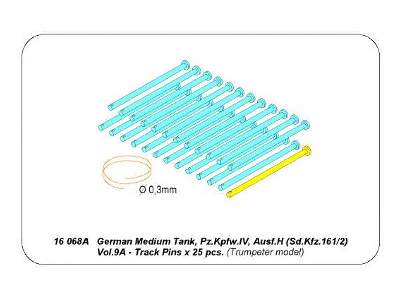 Panzer IV track link pins x 25 pcs. - image 9