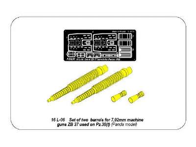 Set of two barrels ZB 37 for Panzer 38(t) - image 13