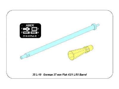 German 37mm Flak 43/1 L/60 Barrel  - image 11