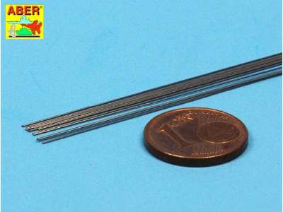Steel  round rods dia. 0,3mm length 250mm x12 pcs. - image 3