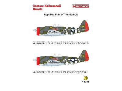 Decal - Republic P-47D Thunderbolt - image 2