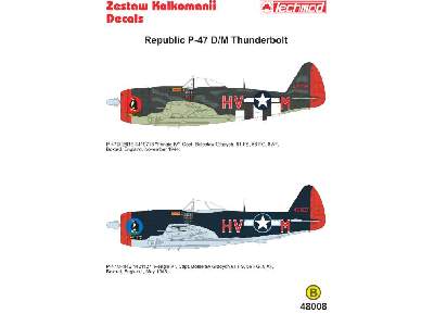 Decal - Republic P-47D/M Thunderbolt - image 2