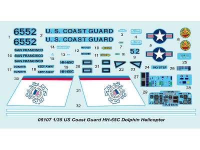 US Coast Guard HH-65C Dolphin Helicopter - image 3