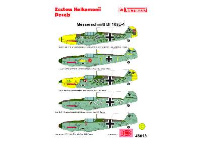 Decal - Messerschmitt Bf 109E-4 - image 2