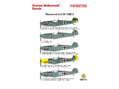 Decal - Messerschmitt Bf 109E-3 - image 2