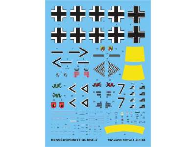 Decal - Messerschmitt Bf 109F-2 - image 1