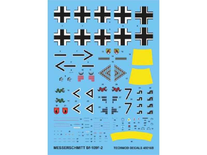 Decal - Messerschmitt Bf 109F-2 - image 1