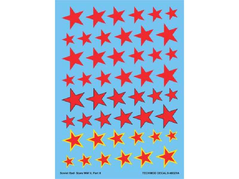 Decal - Soviet Red Stars WWII - image 1