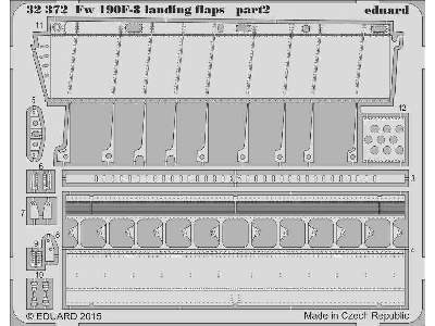 Fw 190F-8 landing flaps 1/32 - Revell - image 2