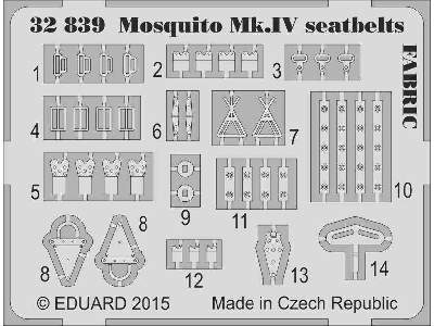 Mosquito Mk. IV seatbelts FABRIC 1/32 - Hk Models - image 2