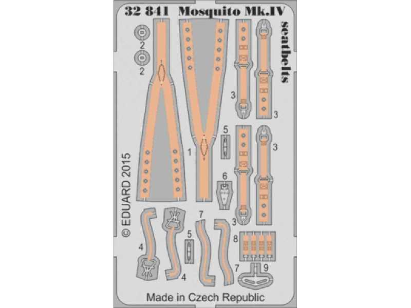 Mosquito Mk. IV seatbelts 1/32 - Hk Models - image 1