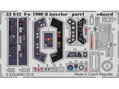 Fw 190F-8 interior S. A. 1/32 - Revell - image 1