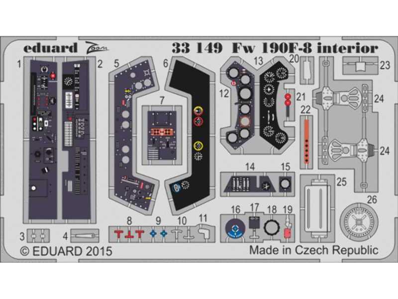 Fw 190F-8 interior S. A. 1/32 - Revell - image 1