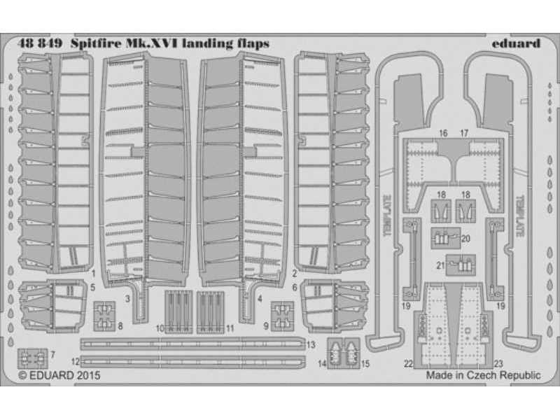 Spitfire Mk. XVI landing flaps 1/48 - Eduard - image 1