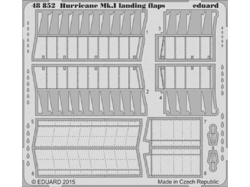 Hurricane Mk. I landing flaps 1/48 - Airfix - image 1