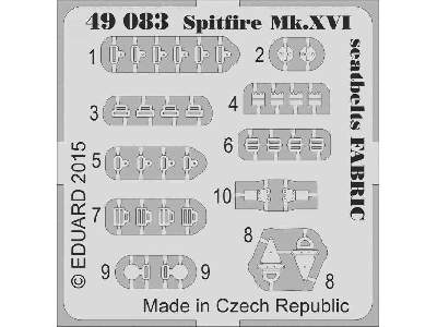 Spitfire Mk. XVI seatbelts FABRIC 1/48 - Eduard - image 2