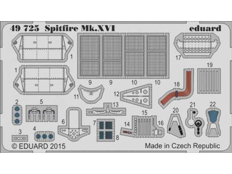 Spitfire Mk. XVI 1/48 - Eduard - image 1