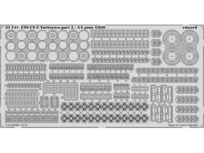 USS CV-5 Yorktown part 2 AA guns 1/350 - Merit - image 1