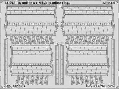 Beaufighter Mk. X landing flaps 1/72 - Airfix - image 1