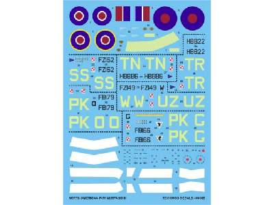 Decal - North American P-51 Mustang III  - image 1