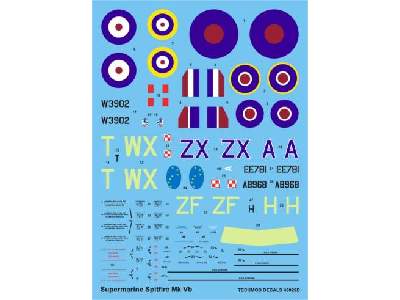 Decal - Supermarine Spitfire Mk VB - image 1