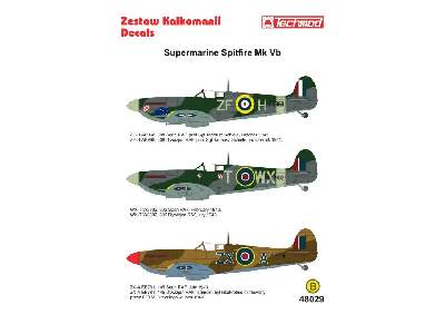 Decal - Supermarine Spitfire Mk VB - image 2