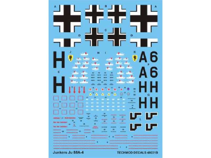Decal - Junkers Ju 88A-4 - image 1