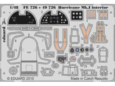 Hurricane Mk. I interior S. A. 1/48 - Airfix - image 1