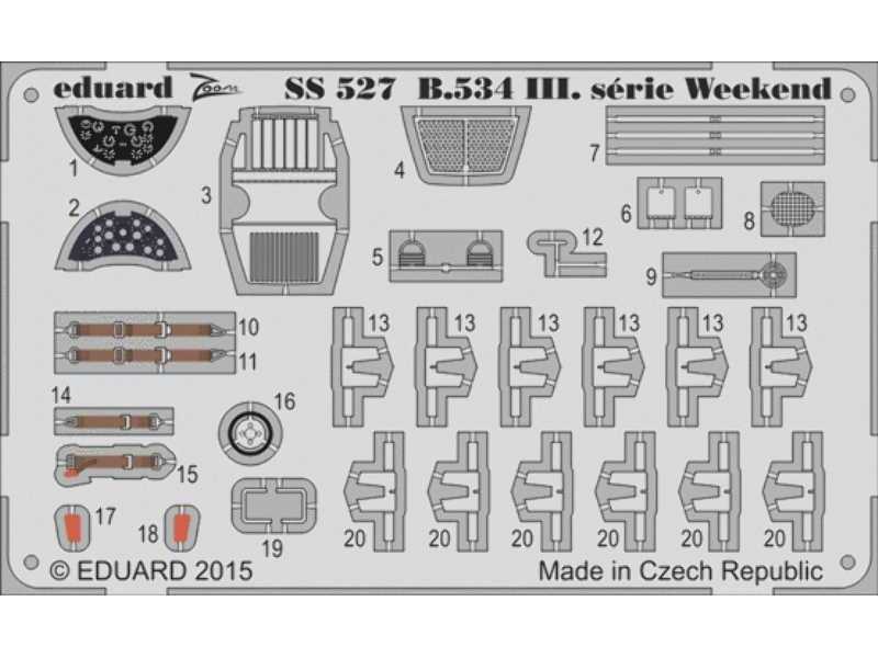 Avia B.534 III.  serie Weekend 1/72 - Eduard - image 1