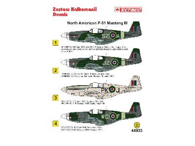 Decal - North American P-51 Mustang III - image 2